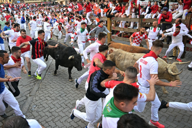 Cuarto encierro de San Fermín 2023.