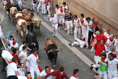Cuarto encierro de San Fermín 2023.