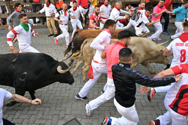 Cuarto encierro de San Fermín 2023.