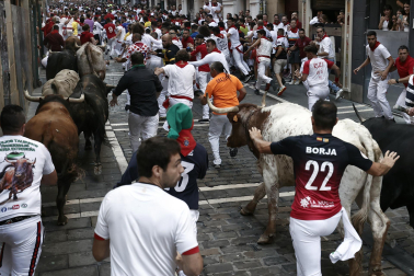 Cuarto encierro de San Fermín 2023.