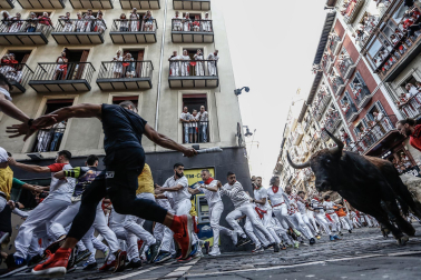 Cuarto encierro de San Fermín 2023.