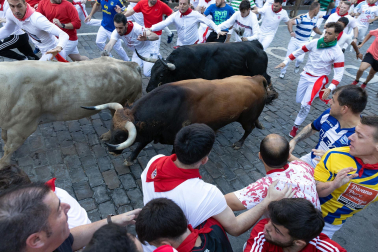 Curva de Telefónica, cuarto encierro.