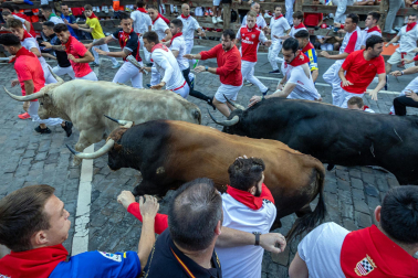 Curva de Telefónica, cuarto encierro.