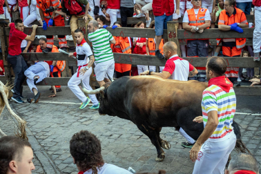 Curva de Telefónica, cuarto encierro.