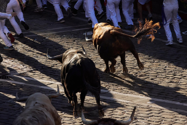 Plaza del Ayuntamiento, cuarto encierro.