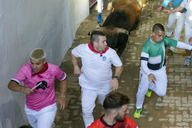 Entrada a la Plaza de Toros, cuarto encierro.