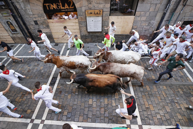Estafeta, cuarto encierro.