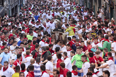 Estafeta, cuarto encierro.