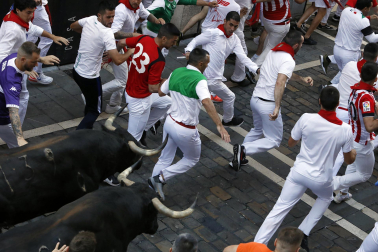 Estafeta, cuarto encierro.
