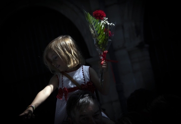 Fotos de la ofrenda foral a San Fermín 2023