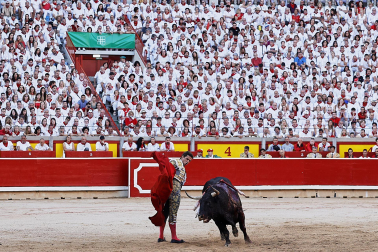 Fotos de la sexta corrida de la Feria del Toro San Fermín 2023./