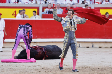 Fotos de la sexta corrida de la Feria del Toro San Fermín 2023./