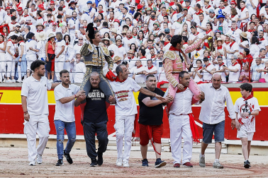 Fotos de la sexta corrida de la Feria del Toro San Fermín 2023./
