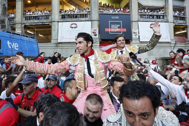 Fotos de la sexta corrida de la Feria del Toro San Fermín 2023./