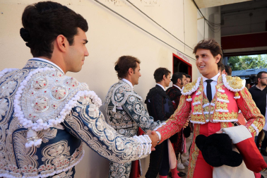 ANDRÉS ROCA REY, en la séptima corrida de la Feria del Toro de San Fermín 2023./