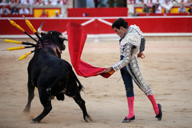 TOMÁS RUFO, en la séptima corrida de la Feria del Toro de San Fermín 2023./
