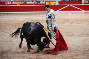 TOMÁS RUFO, en la séptima corrida de la Feria del Toro de San Fermín 2023./