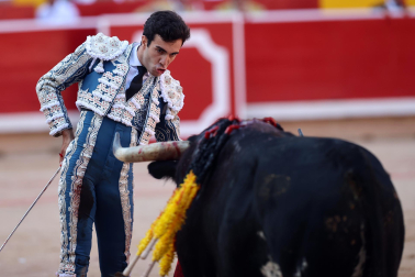TOMÁS RUFO, en la séptima corrida de la Feria del Toro de San Fermín 2023./