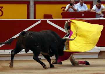 Fotos de la octava y última corrida de la Feria de San Fermín