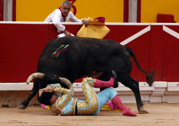 Fotos de la octava y última corrida de la Feria de San Fermín