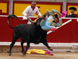 Fotos de la octava y última corrida de la Feria de San Fermín