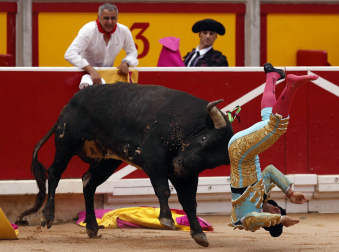 Fotos de la octava y última corrida de la Feria de San Fermín