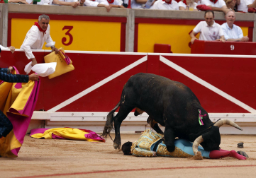 Fotos de la octava y última corrida de la Feria de San Fermín