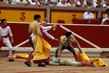 Fotos de la octava y última corrida de la Feria de San Fermín