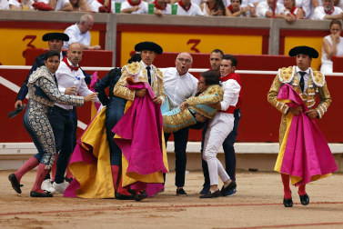 Fotos de la octava y última corrida de la Feria de San Fermín