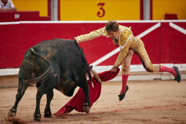 Fotos de la octava y última corrida de la Feria de San Fermín./