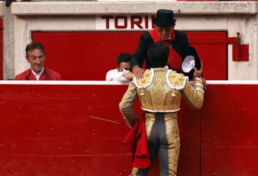 Fotos de la octava y última corrida de la Feria de San Fermín./