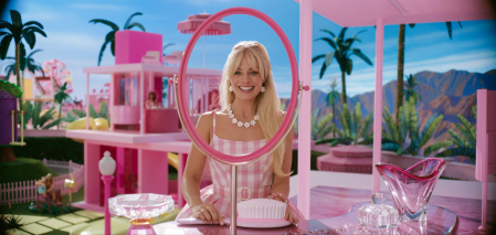 Fotos del estreno de la película 'Barbie' en Madrid.