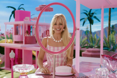 Fotos del estreno de la película 'Barbie' en Madrid.