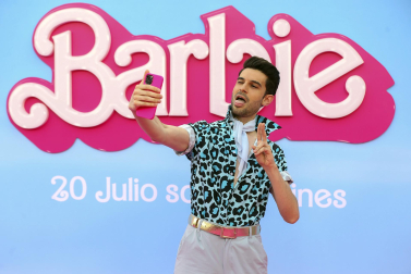 Fotos del estreno de la película 'Barbie' en Madrid.