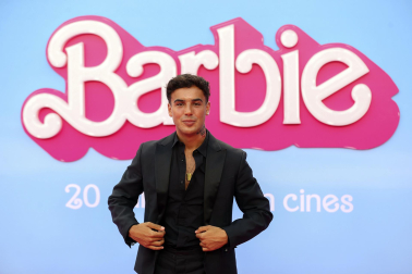 Fotos del estreno de la película 'Barbie' en Madrid.
