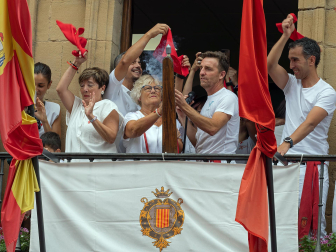 Fotos del inicio de las fiestas en Viana.