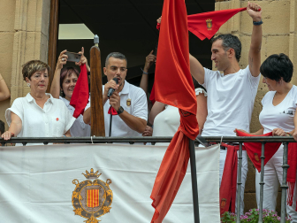 Fotos del inicio de las fiestas en Viana.