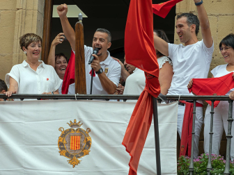Fotos del inicio de las fiestas en Viana.