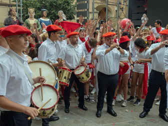 Fotos del inicio de las fiestas en Viana.