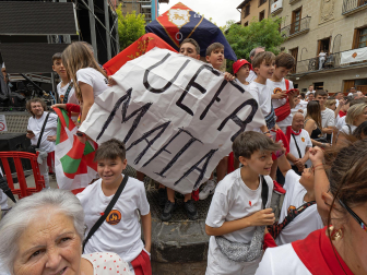 Fotos del inicio de las fiestas en Viana.