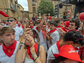 Fotos del inicio de las fiestas en Viana.