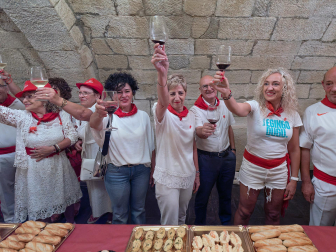 Fotos del inicio de las fiestas en Viana.