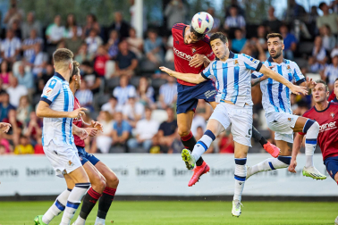 Real Sociedad - Osasuna, partido de pretemporada en Irun.