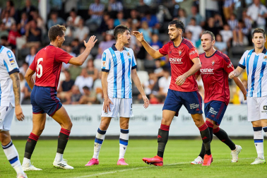 Real Sociedad - Osasuna, partido de pretemporada en Irun.