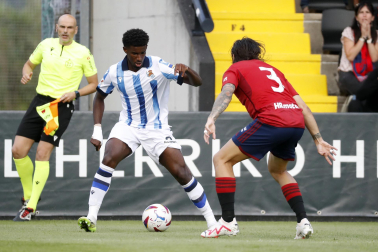 Real Sociedad - Osasuna, partido de pretemporada en Irun.