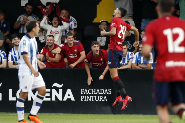 Real Sociedad - Osasuna, partido de pretemporada en Irun.