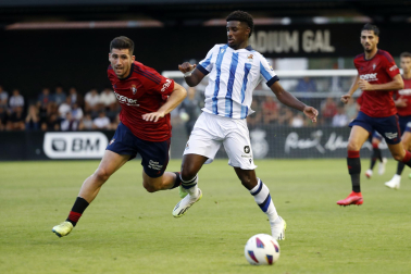 Real Sociedad - Osasuna, partido de pretemporada en Irun.