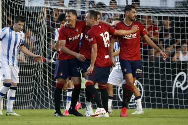 Real Sociedad - Osasuna, partido de pretemporada en Irun.