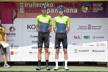 Presentación de equipos participantes en la Vuelta a Pamplona