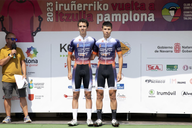 Presentación de equipos participantes en la Vuelta a Pamplona